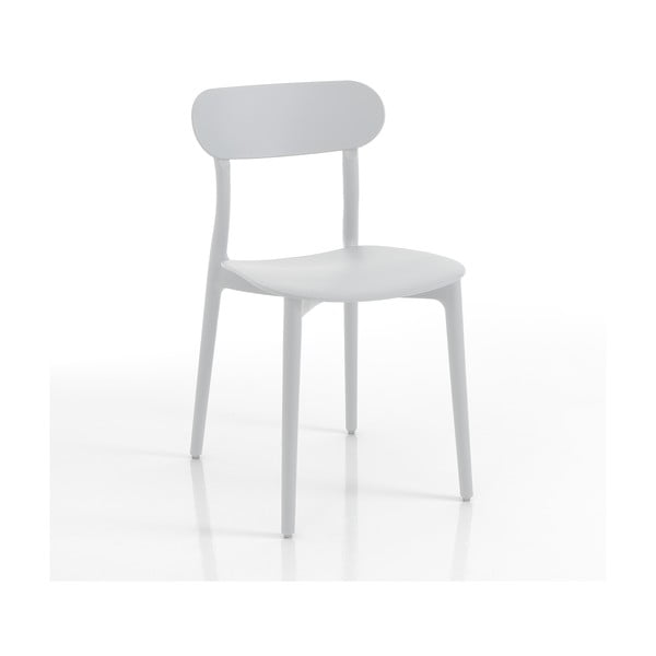 Bijela plastična vrtna stolica Stoccolma - Tomasucci