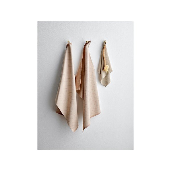 Set od 3 bež pamučna ručnika Södahl, 30 x 30 cm-image-3