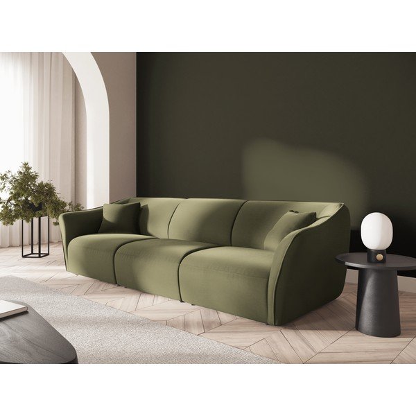 Zelena baršunasta sofa 292 cm Tokyo – Cosmopolitan Design-image-1