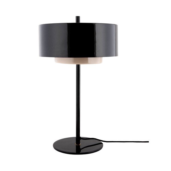 Crna metalna stolna lampa (visina 50 cm) Grato Anillo – Leitmotiv