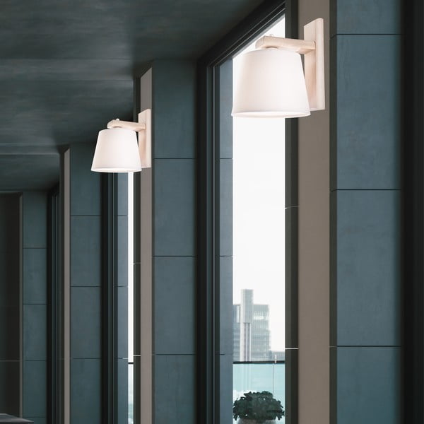 Svjetlo smeđa zidna lampa ø 20 cm Aida – LAMKUR-image-3