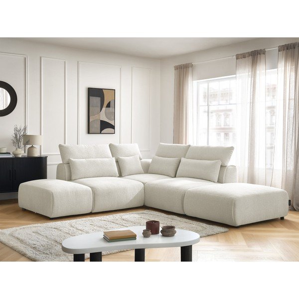 Bijela podesiva kutna garnitura Jana – Bobochic Paris-image-1