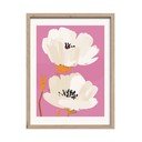Tiskana slika s okvirom 30x40 cm Peony Bloom – Styler