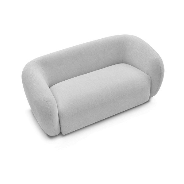 Svijetlo siva sofa od šenila 160 cm Celine – Bobochic Paris-image-3