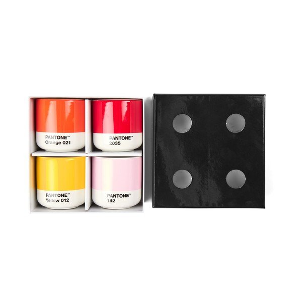 Porculanske šalice u setu 4 kom za espresso 100 ml Macchiato – Pantone-image-1