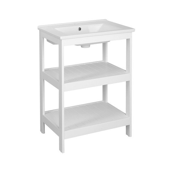 Bijeli stalak bez umivaonika 61,5x85,5 cm Etide – Sapho