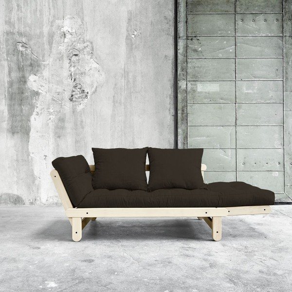 Sofa na razvlačenje Karup Beat Natural / Choco Brown-image-2