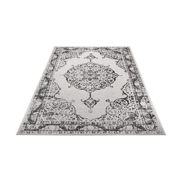 Black-beige otvoreni tepih Oslo, 80 x 150 cm-image-2