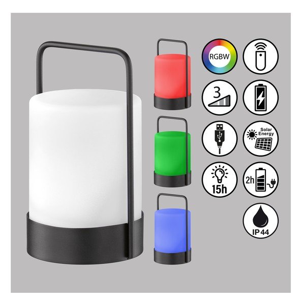 LED solarno prigušivo vanjsko svjetlo za daljinsko upravljanje ø 12 cm Casoli - Fischer & Honsel-image-2