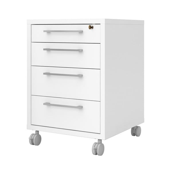 Bijeli ormarić sa zaključavanjem 48x68 cm Prima – Tvilum-image-3