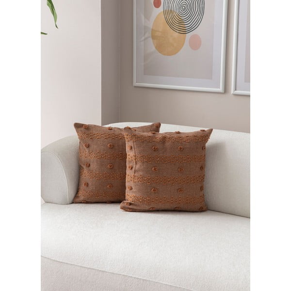 Ukrasne jastučnice u setu 2 kom 43x43 cm Tuffet – Mioli Decor-image-1
