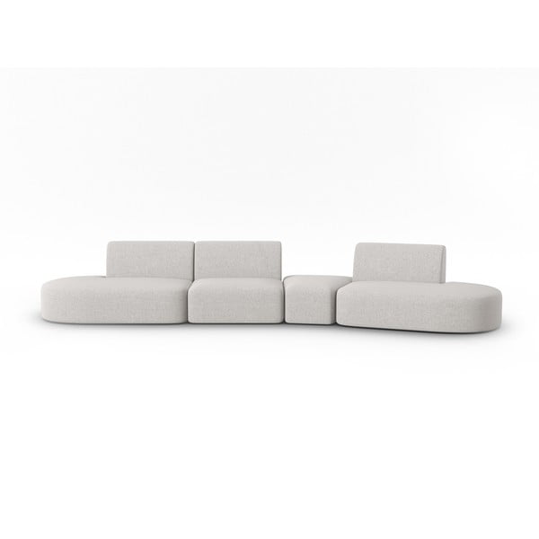 Svijetlo siva sofa 412 cm Shane – Micadoni Home