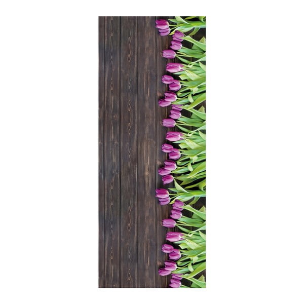 Vrlo izdržljiv gazište Webtappeti Tulips, 58 x 190 cm
