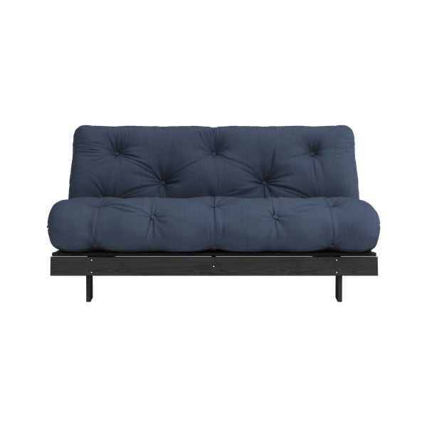 Tamno plava sklopiva sofa 160 cm Roots Black Night – Karup Design