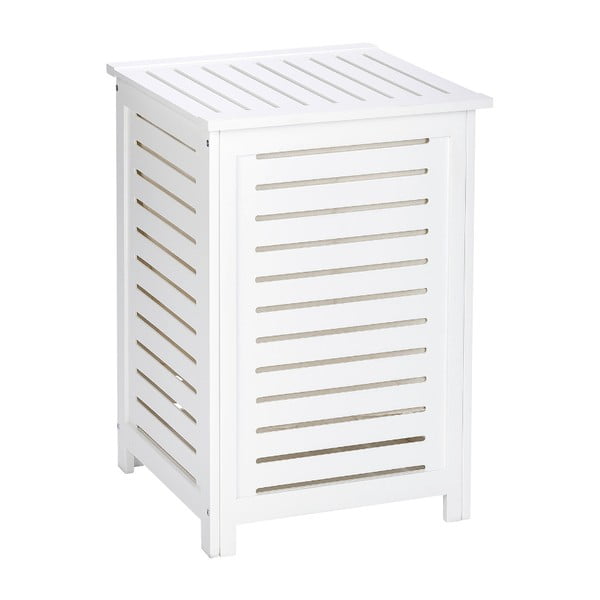 Bijela drvena košara za rublje 56 l Oslo – Wenko-image-1