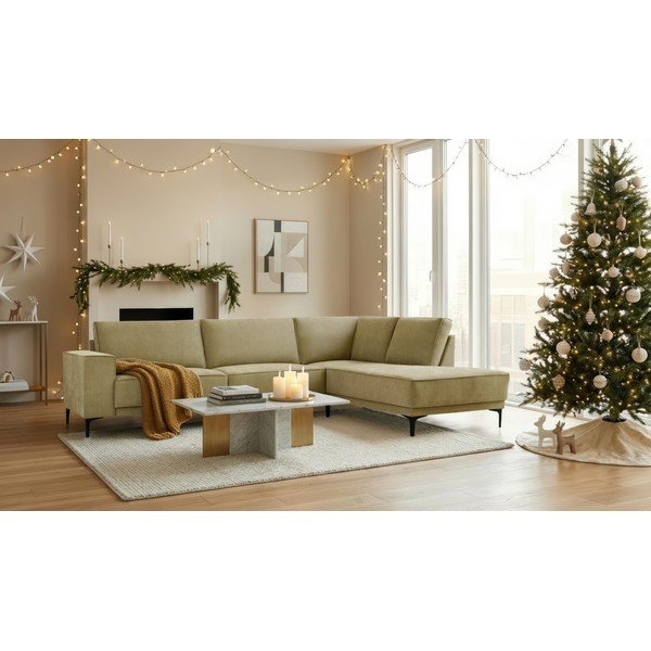 Zelena kutna garnitura (s desnim kutom) Copenhagen – Scandic-image-2