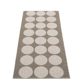 Smeđa/bež unutarnja i vanjska staza 70x160 cm Hugo Walnut Linen – Pappelina