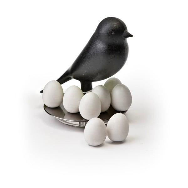 Crni stalak s Qualy Magnetic Egg Sparrow magnetima