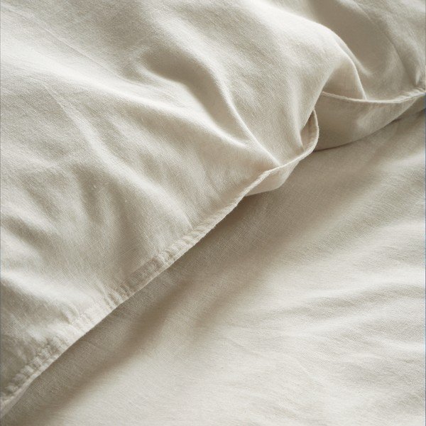 Krem posteljina za bračni krevet/za produženi krevet 230x220 cm Relaxed – Content by Terence Conran-image-2