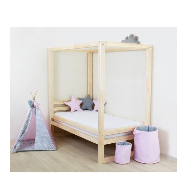 Benlemi Baldee Natura drveni krevet za jednu osobu, 190 x 80 cm-image-1