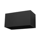 Crna zidna svjetiljka Sollux Geo Maxi