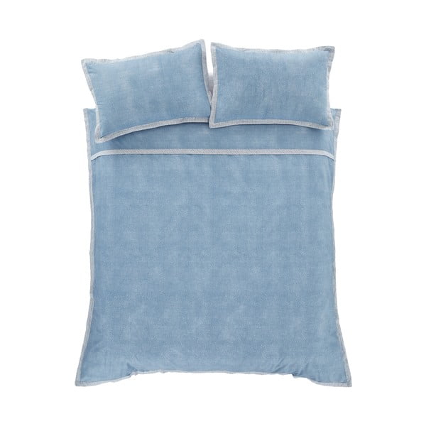 Plava posteljina za bračni krevet 200x200 cm Oslo – Catherine Lansfield