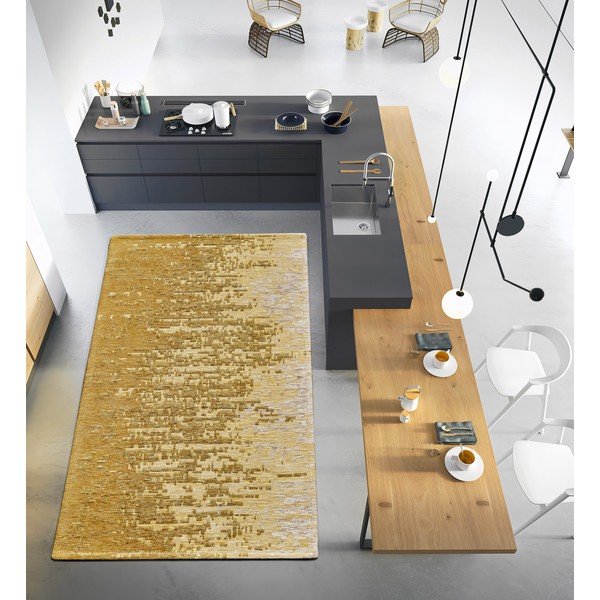 Oker žuta periva staza 55x190 cm Tamigi Oro – Floorita-image-1