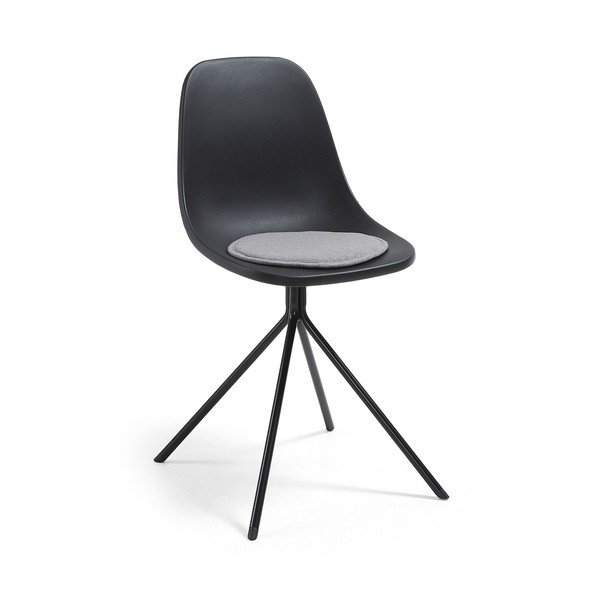 Set od 2 crne blagovaonske stolice La Forma Mint-image-1