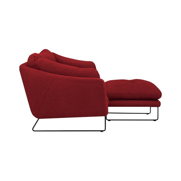 Set crvene sofe i taburea Windsor & Co Sofas Comet-image-2
