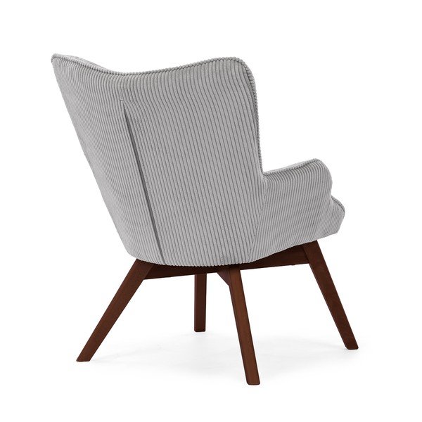 Siva fotelja od samta Niko – Ropez-image-3