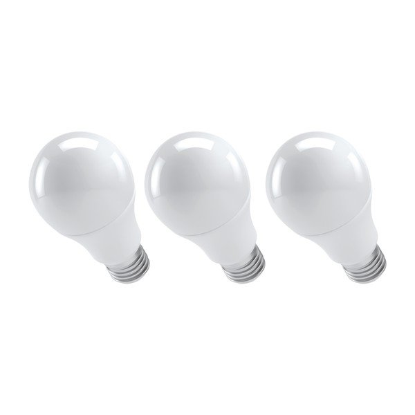 Set od 3 LED žarulje EMOS Classic A60 Warm White, 13,2W E27-image-2