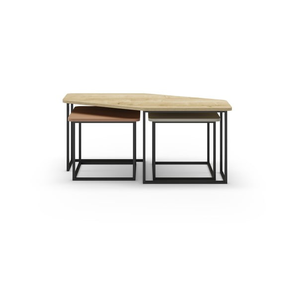 Stolići za kavu u setu 3 kom 60x111,5 cm Zoya – Marckeric