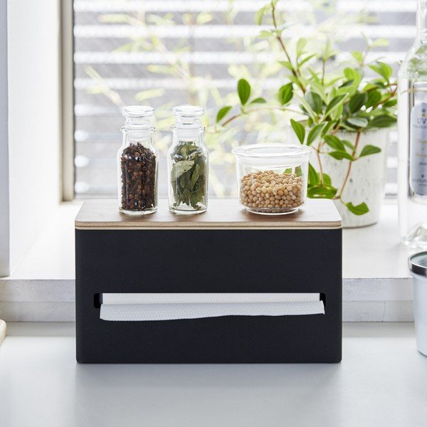 Metalna kutija za maramice Rin – YAMAZAKI-image-3