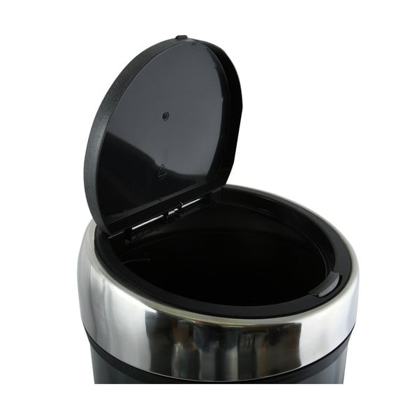 Tamno siva željezna kanta za smeće na dodir 30 l – MSV-image-3