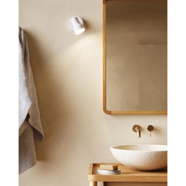 Zidno ogledalo s okvirom od masivnog drveta 45x70 cm Shamel – Kave Home-image-2