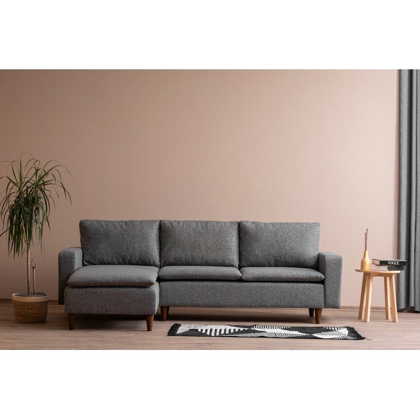 Svijetlo siva kutna garnitura (s lijevim kutom) Lungo – Balcab Home-image-1