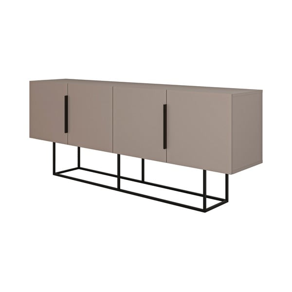 Siva/bež niska komoda 200x80 cm Titan – Marckeric-image-3