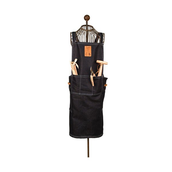 Crna vrtna pregača Esschert Design Denim Japan-image-1