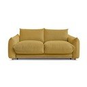 Žuta  sklopiva sofa 214 cm Ernest – Bobochic Paris