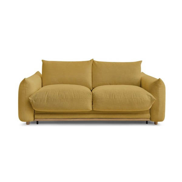 Žuta  sklopiva sofa 234 cm Ernest – Bobochic Paris