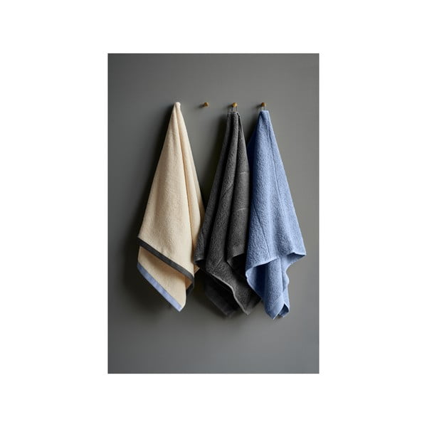 Tamno sivi pamučan ručnik od frotira 50x100 cm Line – Södahl-image-1