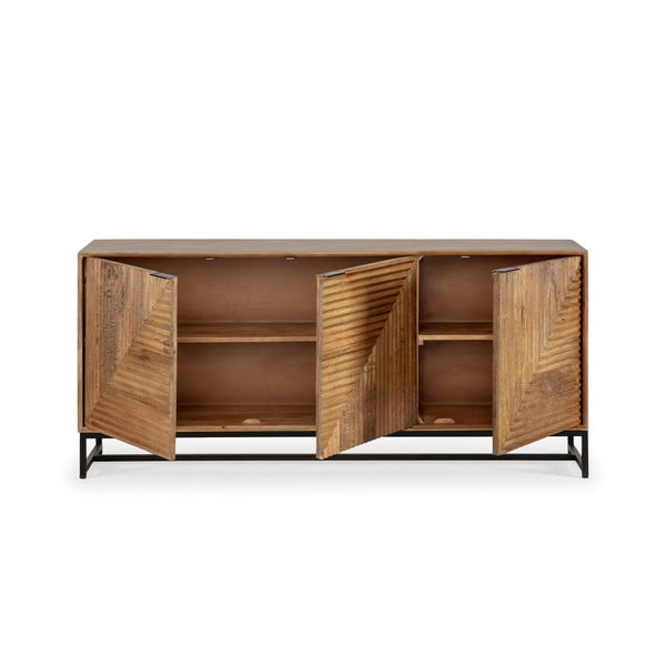 Komoda od masivnog manga u prirodnoj boji 170x79x40 cm Nereida – MOME-image-3