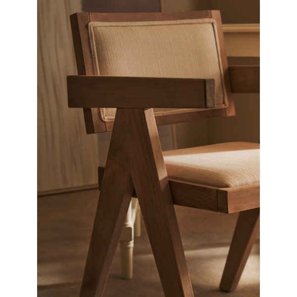 Podstavljena blagovaonska stolica u prirodnoj boji Cebu – Premier Housewares-image-4