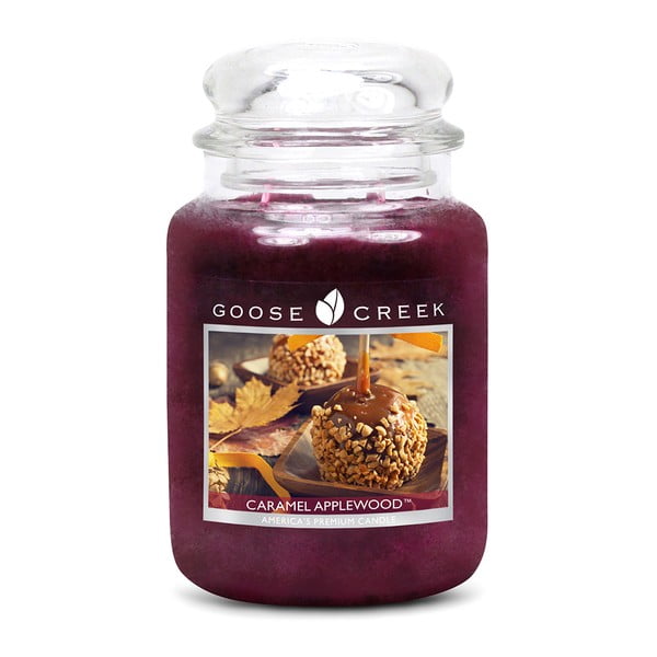 Mirisna svijeća u staklenoj posudi Goose Creek Caramel Apple Tree, 150 sati gorenja