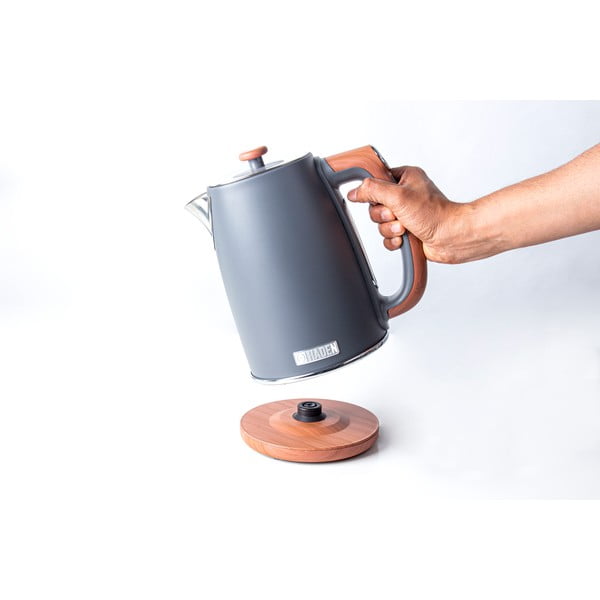 Tamno sivo kuhalo za vodu 1,7 l Dorchester – Haden-image-4