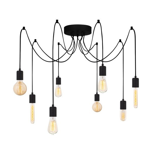 Crna viseća svjetiljka Kabluni – Opviq lights-image-2