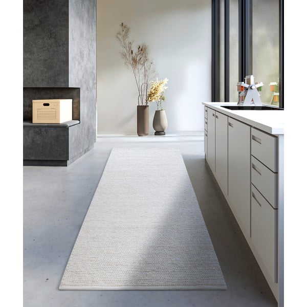 Bijela ručno rađena vunena staza 80x200 cm Francois – Villeroy&Boch-image-1