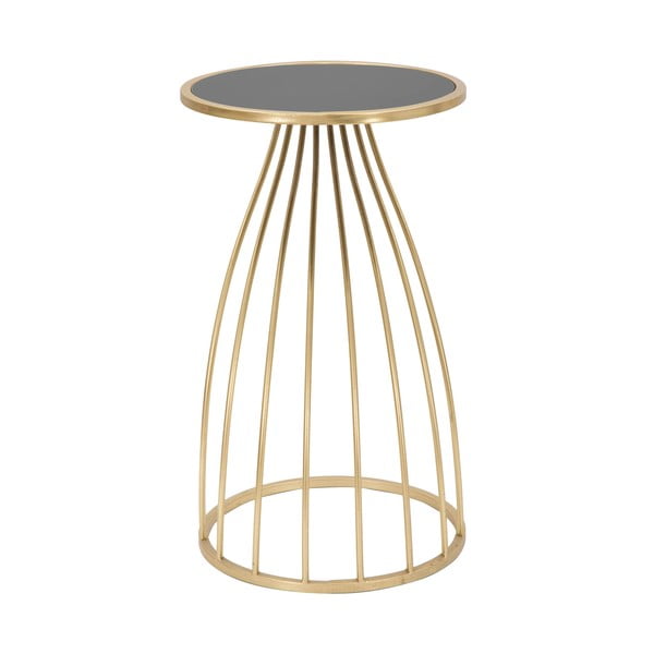 Okrugli pomoćni stol sa staklenom pločom stola ø 35 cm Flush – Mauro Ferretti-image-3