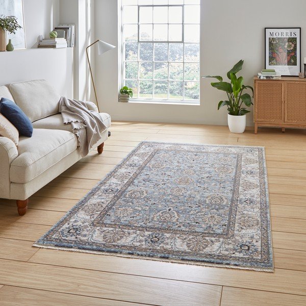 Plava/krem staza 80x300 cm Vintage – Think Rugs-image-1
