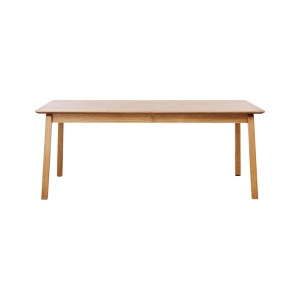 Proširiv blagovaonski stol s pločom stola u dekoru hrasta 95x190 cm Bari – Unique Furniture